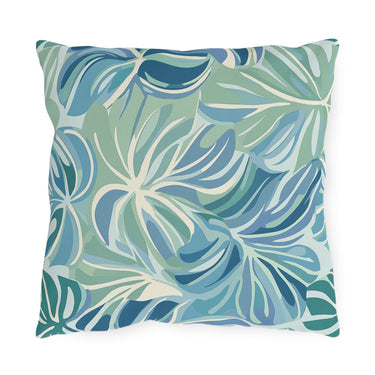 Seafoam Canopy Outdoor Throw Pillow